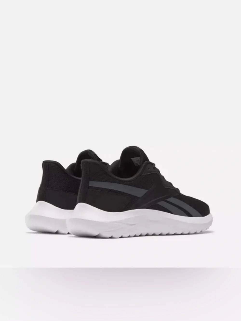 Reebok Women's Black and Gray Cushion Run Sneakers